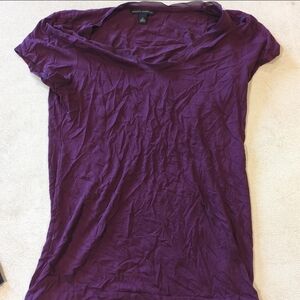 Banana Republic Rich Purple Short Sleeve Top
